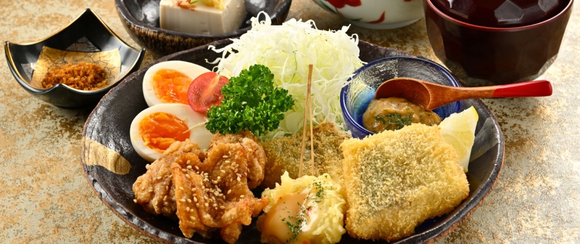 アジフライ定食